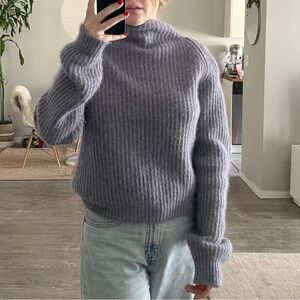 Anine Bing purple sweater